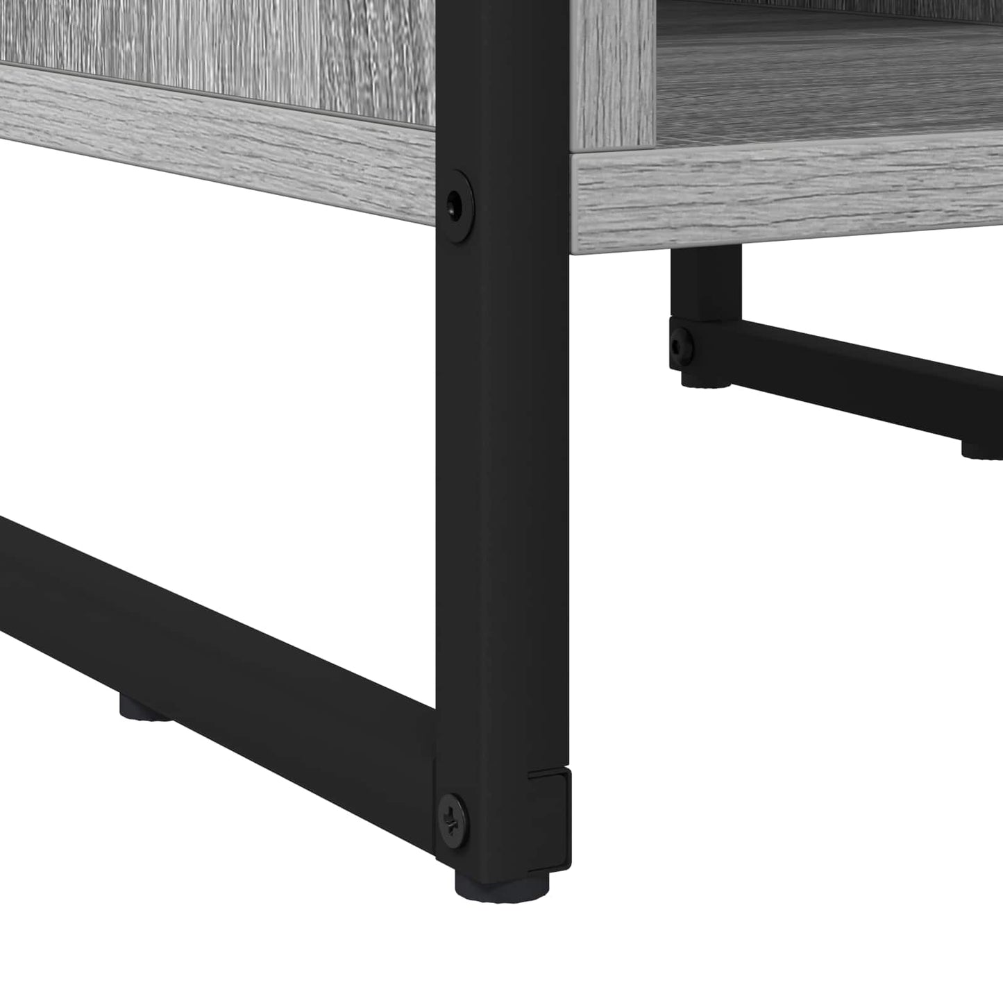 Nattbord 2 pcs Grå Sonoma 39.5 x 30 x 50 cm Konstruert tre