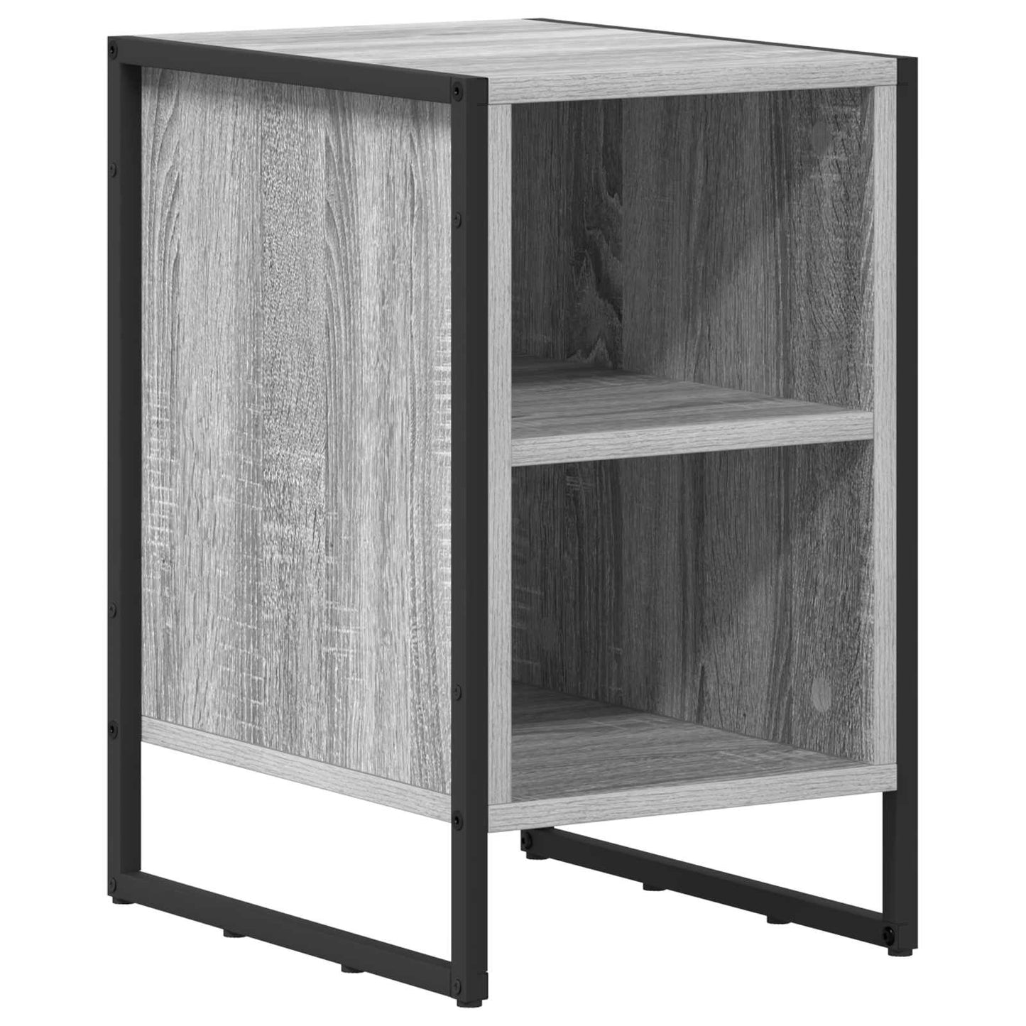 Nattbord 2 pcs Grå Sonoma 39.5 x 30 x 50 cm Konstruert tre