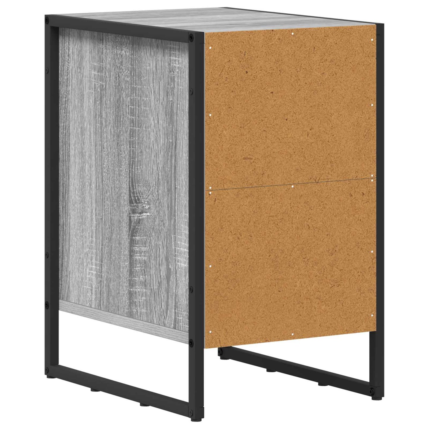 Nattbord 2 pcs Grå Sonoma 39.5 x 30 x 50 cm Konstruert tre