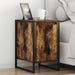 Nattbord 2 pcs Røyk Eik 39,5 x 30 x 50 cm Konstruert tre