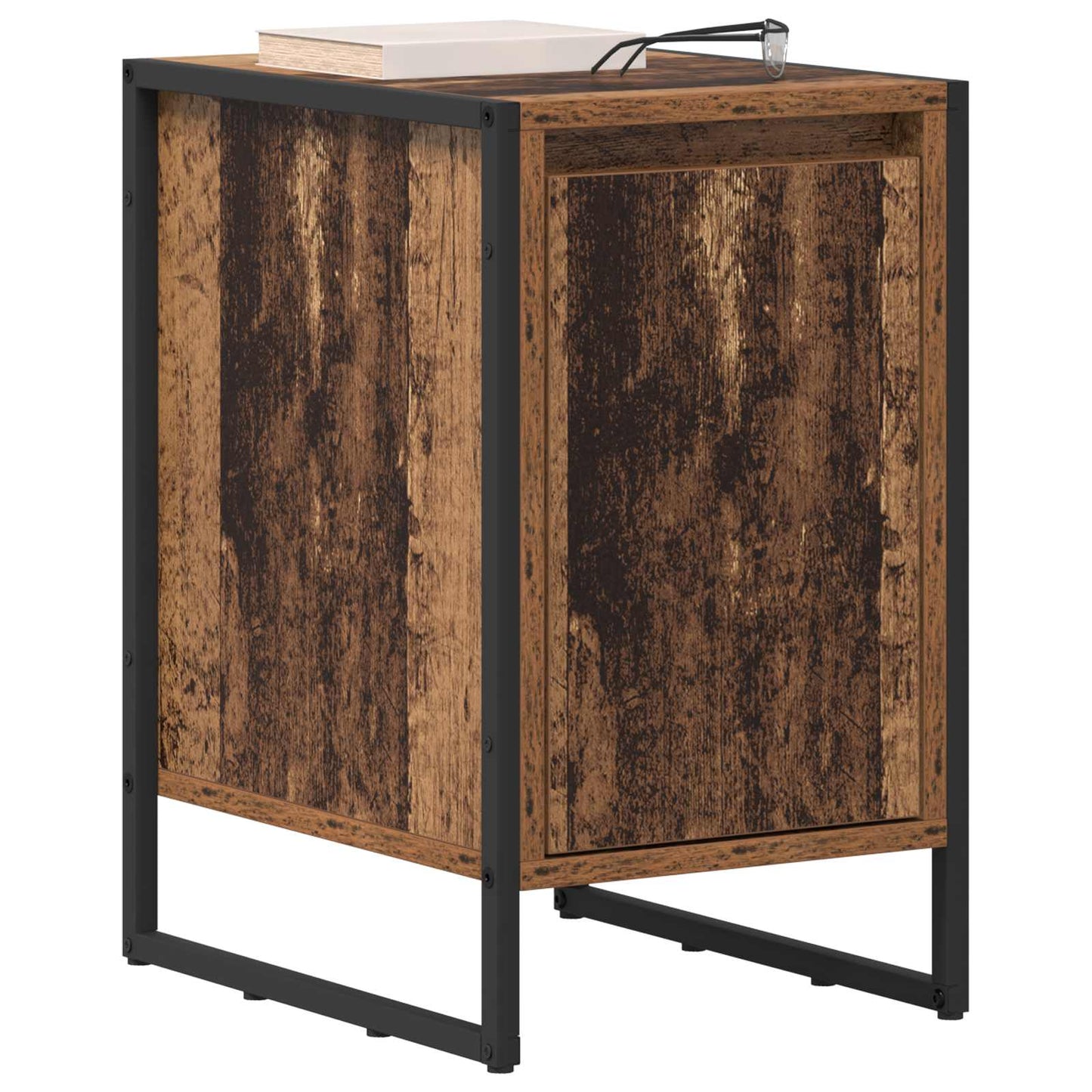 Nattbord 2 pcs Gamle tre 39,5 x 30 x 50 cm Konstruert tre