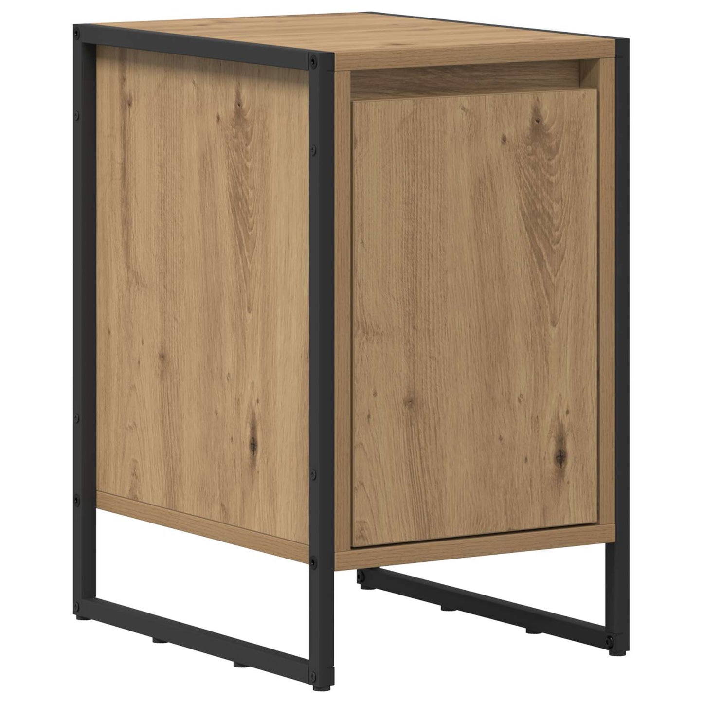 Nattbord 2 pcs Kunstnerisk Eik 39,5 x 30 x 50 cm Konstruert tre