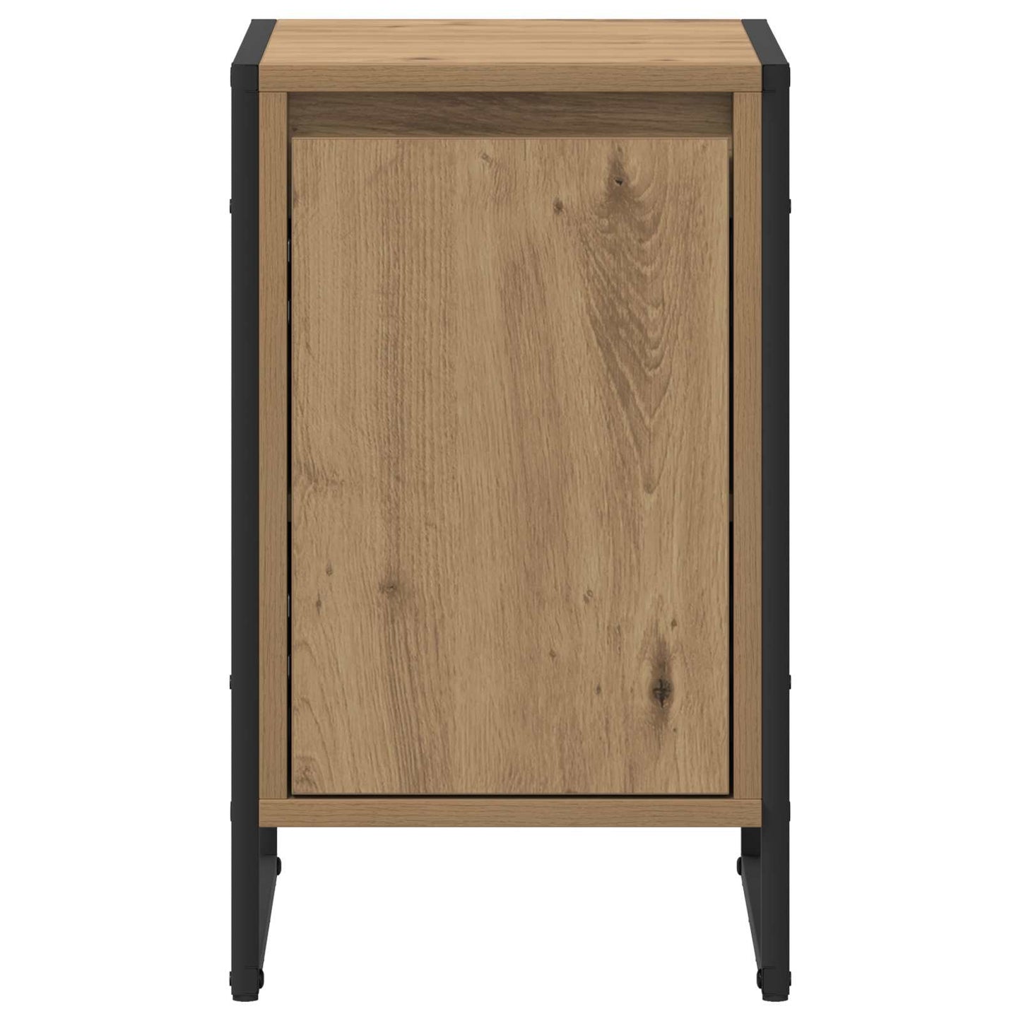 Nattbord 2 pcs Kunstnerisk Eik 39,5 x 30 x 50 cm Konstruert tre