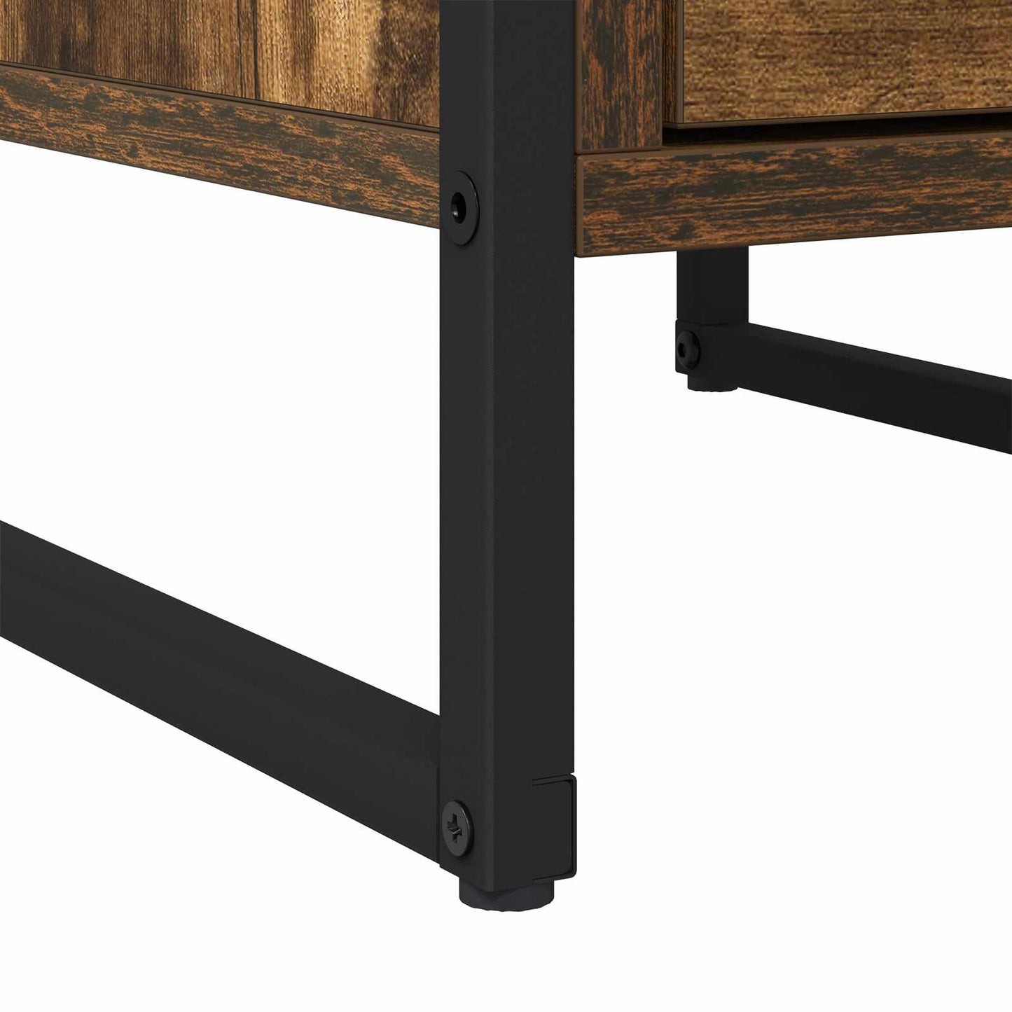 Nattbord med skuff Røyk Eik 39,5 x 30 x 50 cm Konstruert tre