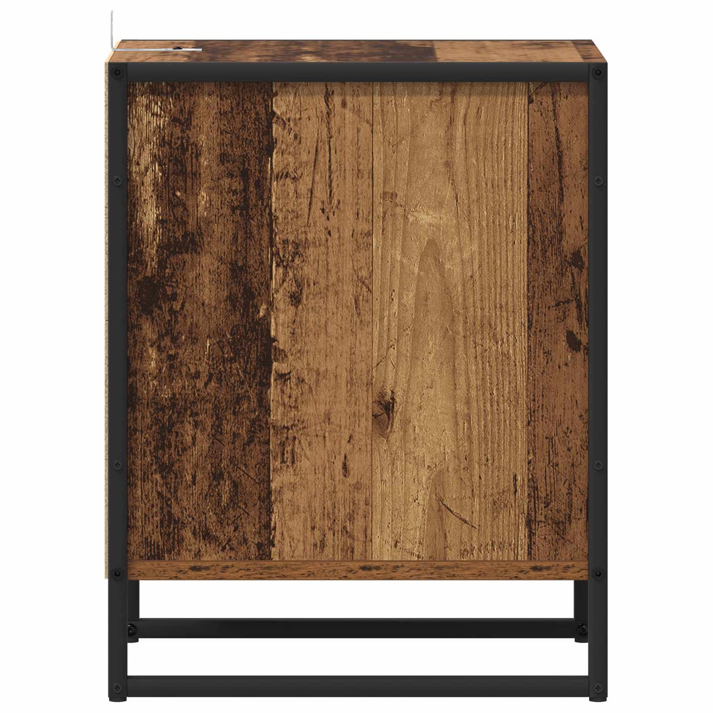Nattbord med skuff Gamle tre 39,5 x 30 x 50 cm Konstruert tre