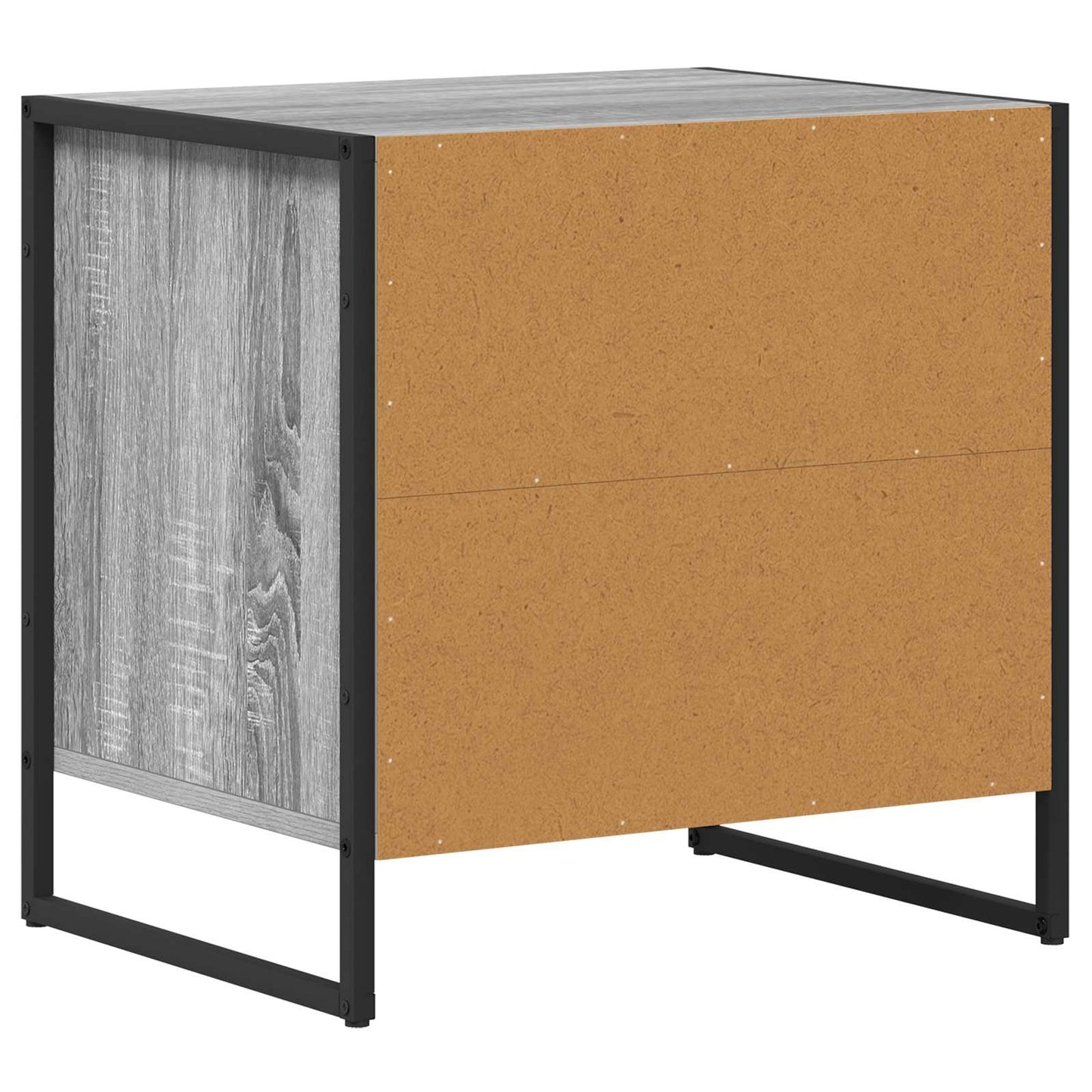 Nattbord 2 pcs Grå Sonoma 50 x 39,5 x 50 cm Konstruert tre