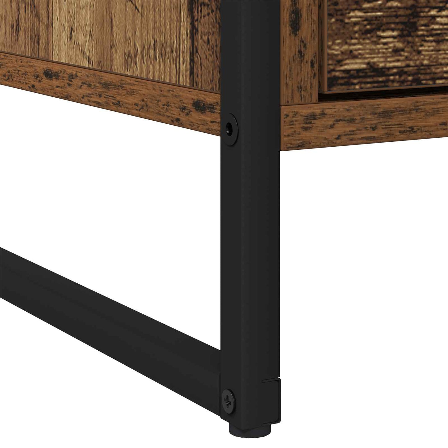 Nattbord med skuff Gamle tre 50 x 39,5 x 50 cm Konstruert tre