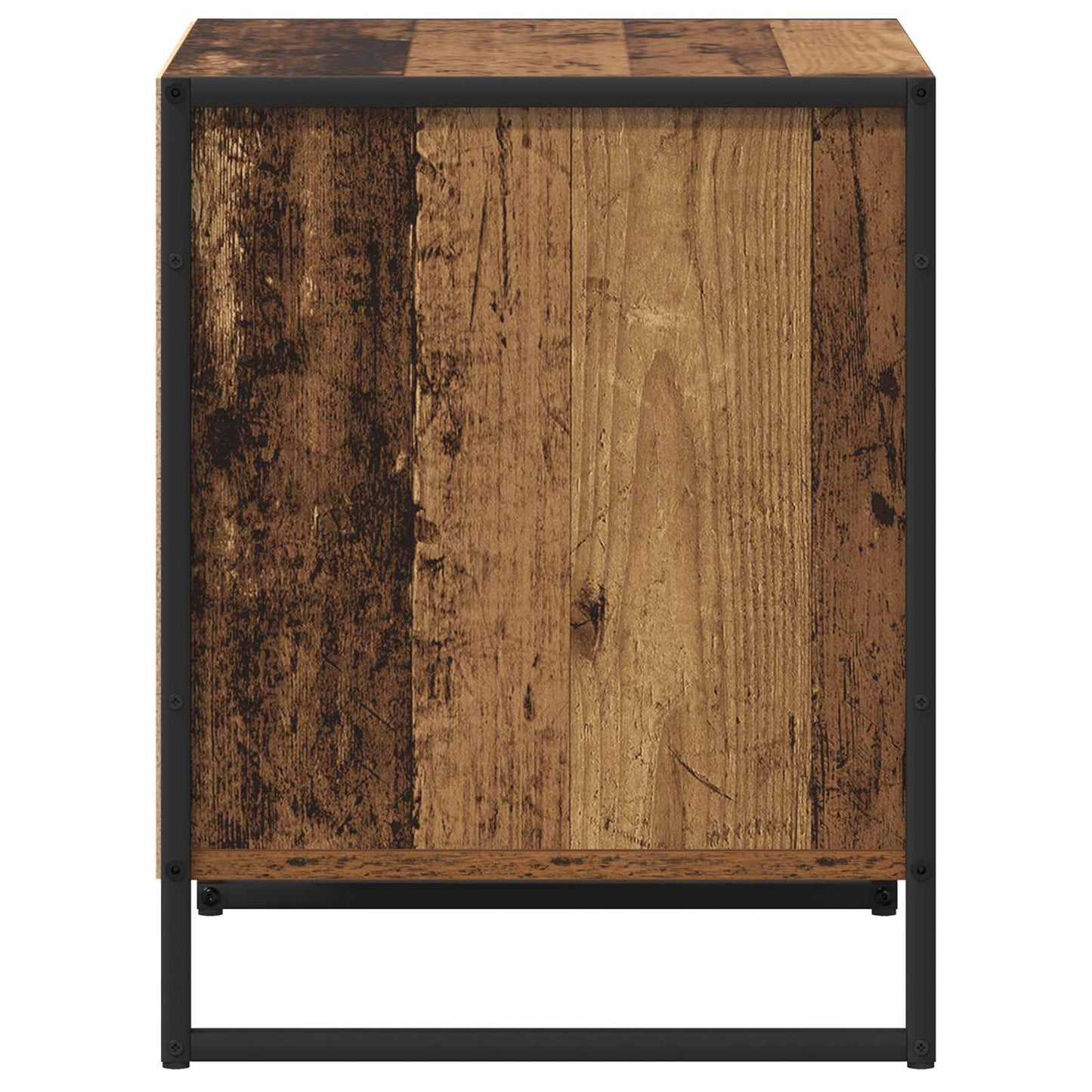 Nattbord med skuff Gamle tre 50 x 39,5 x 50 cm Konstruert tre