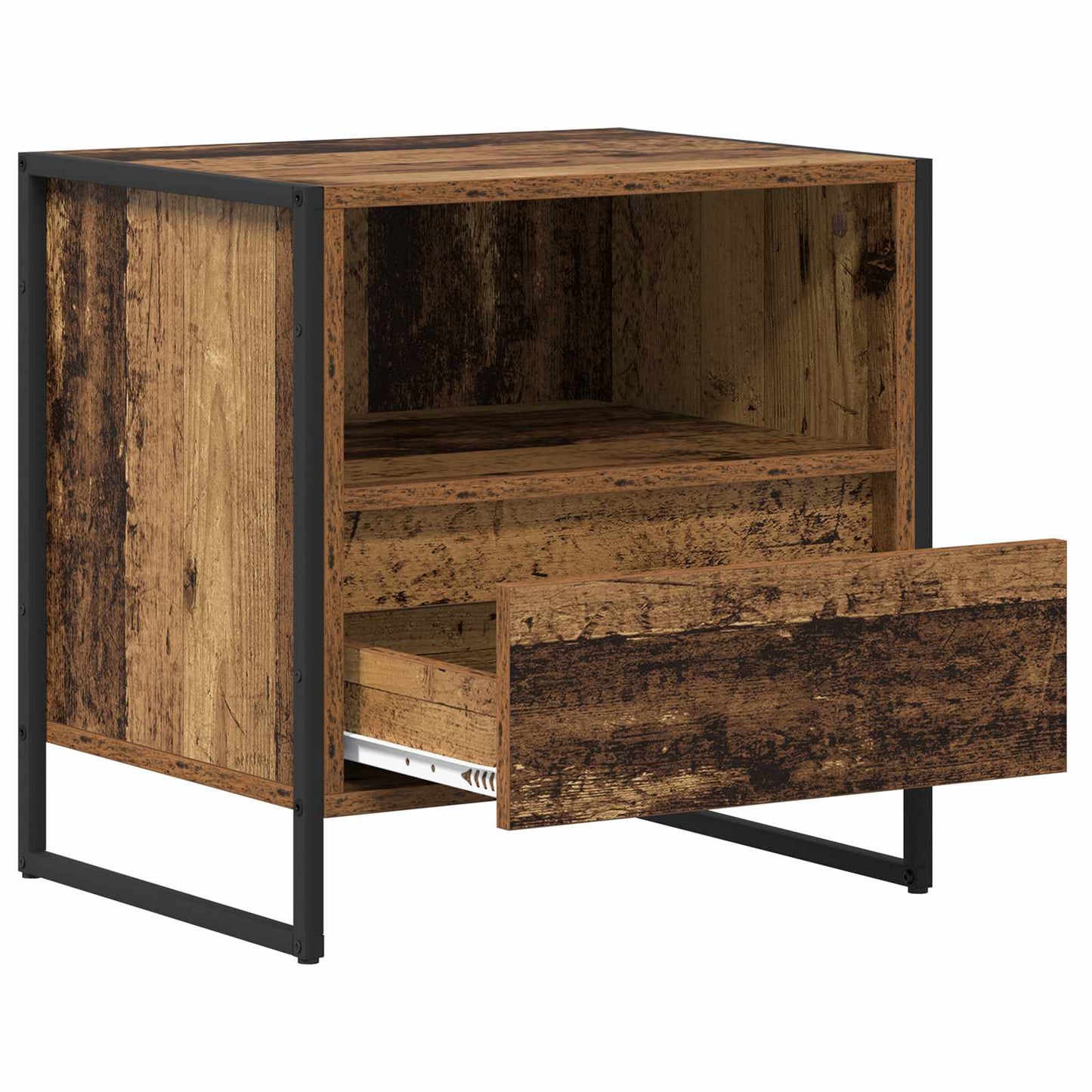 Nattbord 2 pcs Gamle tre 50 x 39,5 x 50 cm Konstruert tre
