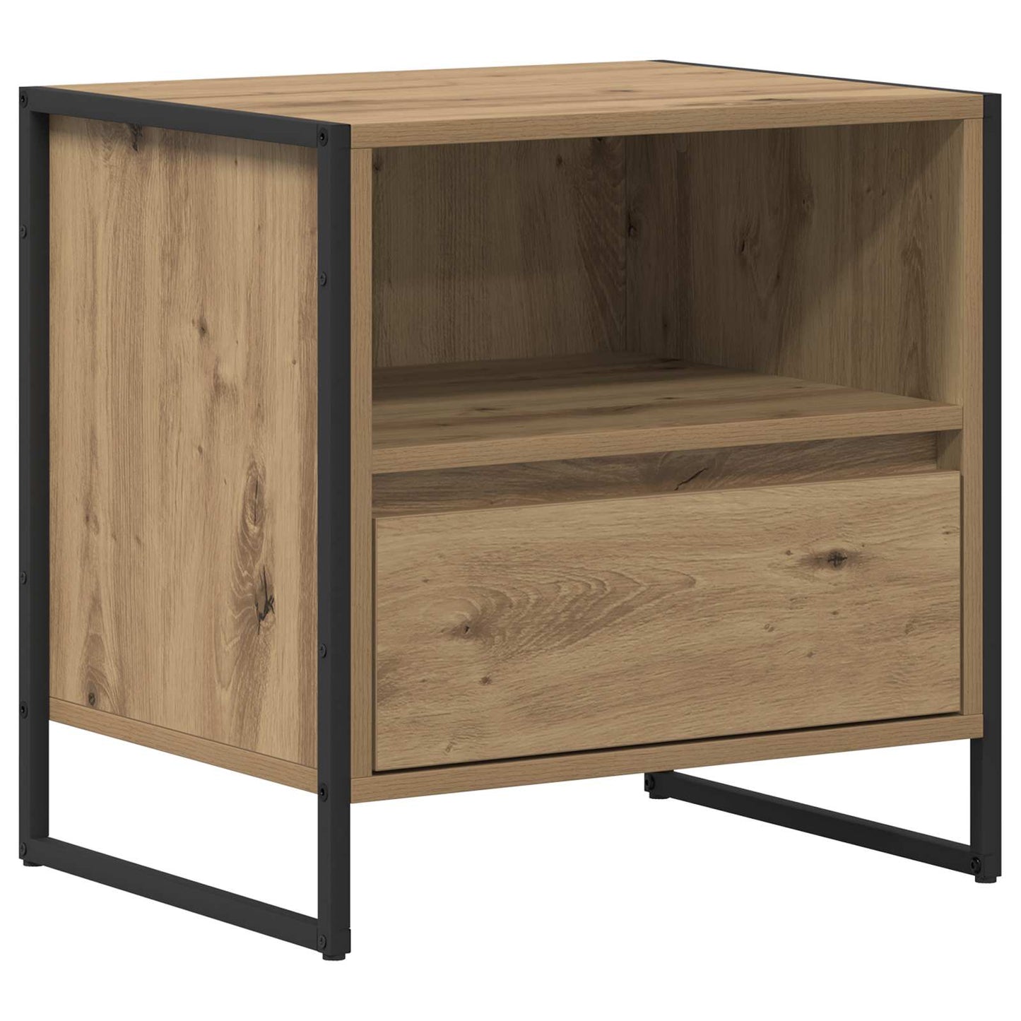 Nattbord Kunstnerisk Eik 50 x 39,5 x 50 cm Konstruert tre