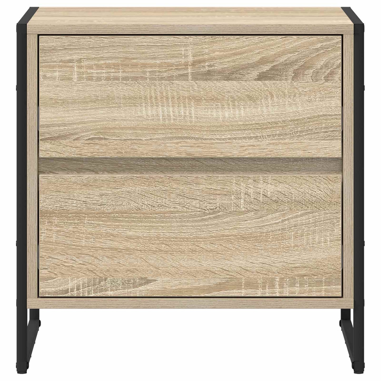 Nattbord 2 pcs Sonoma 50 x 39.5 x 50 cm Konstruert tre