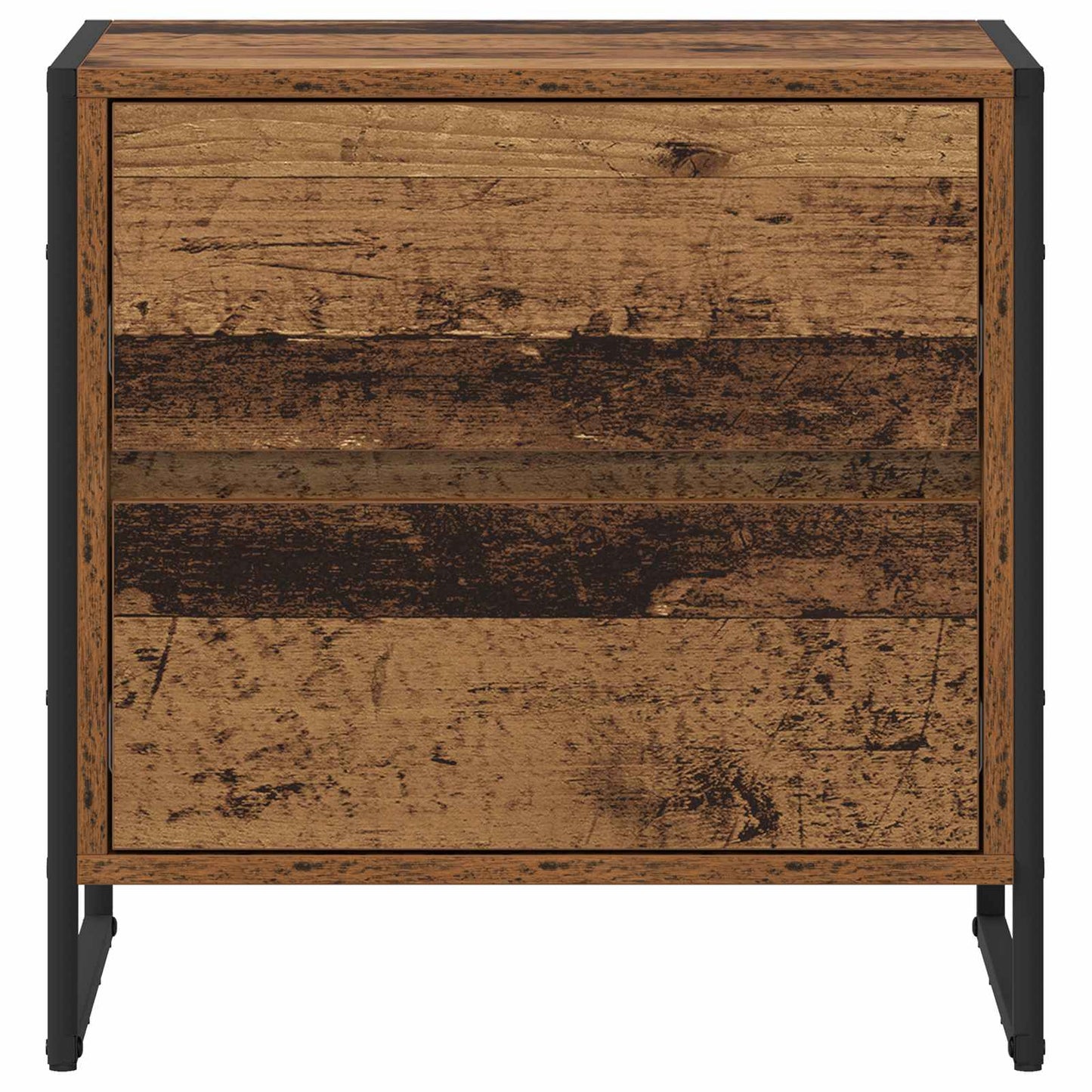 Nattbord 2 pcs Gamle tre 50 x 39.5 x 50 cm Konstruert tre