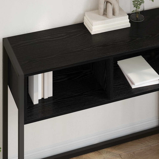 Avlastningsbord Svart Eik 100 x 36 x 75 cm Konstruert tre