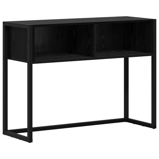 Avlastningsbord Svart Eik 100 x 36 x 75 cm Konstruert tre