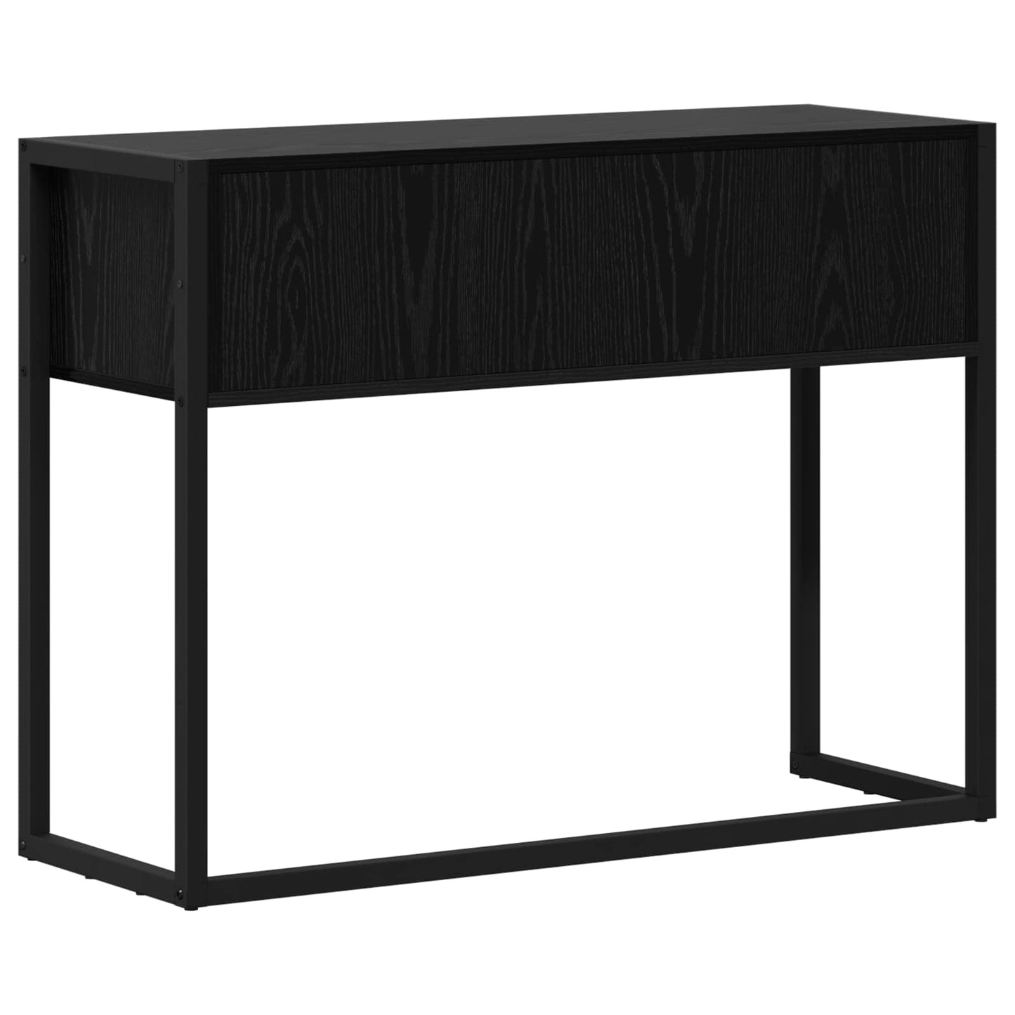 Avlastningsbord Svart Eik 100 x 36 x 75 cm Konstruert tre
