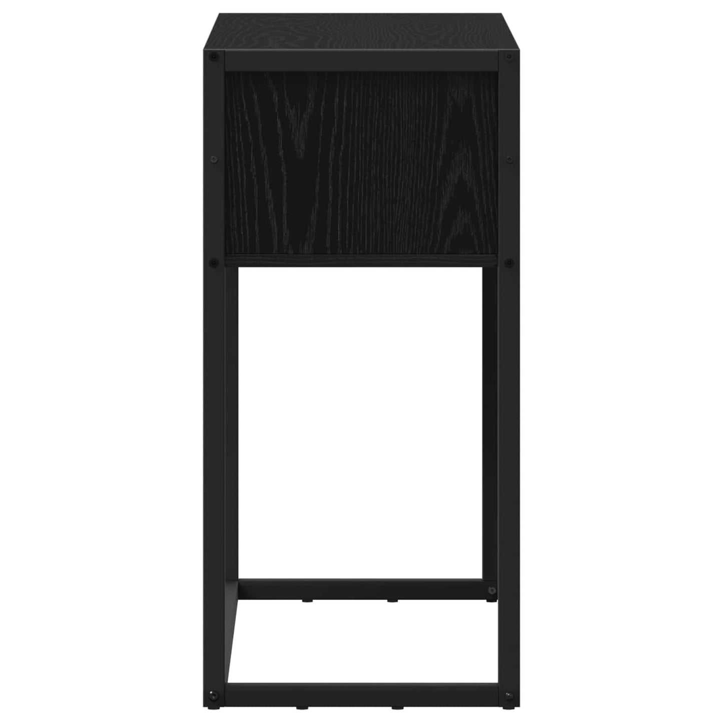 Avlastningsbord Svart Eik 100 x 36 x 75 cm Konstruert tre