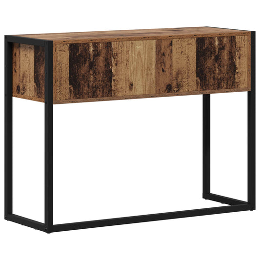 Avlastningsbord Gamle tre 100 x 36 x 75 cm Konstruert tre