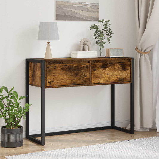 Avlastningsbord Røyk Eik 100 x 36 x 75 cm Konstruert tre