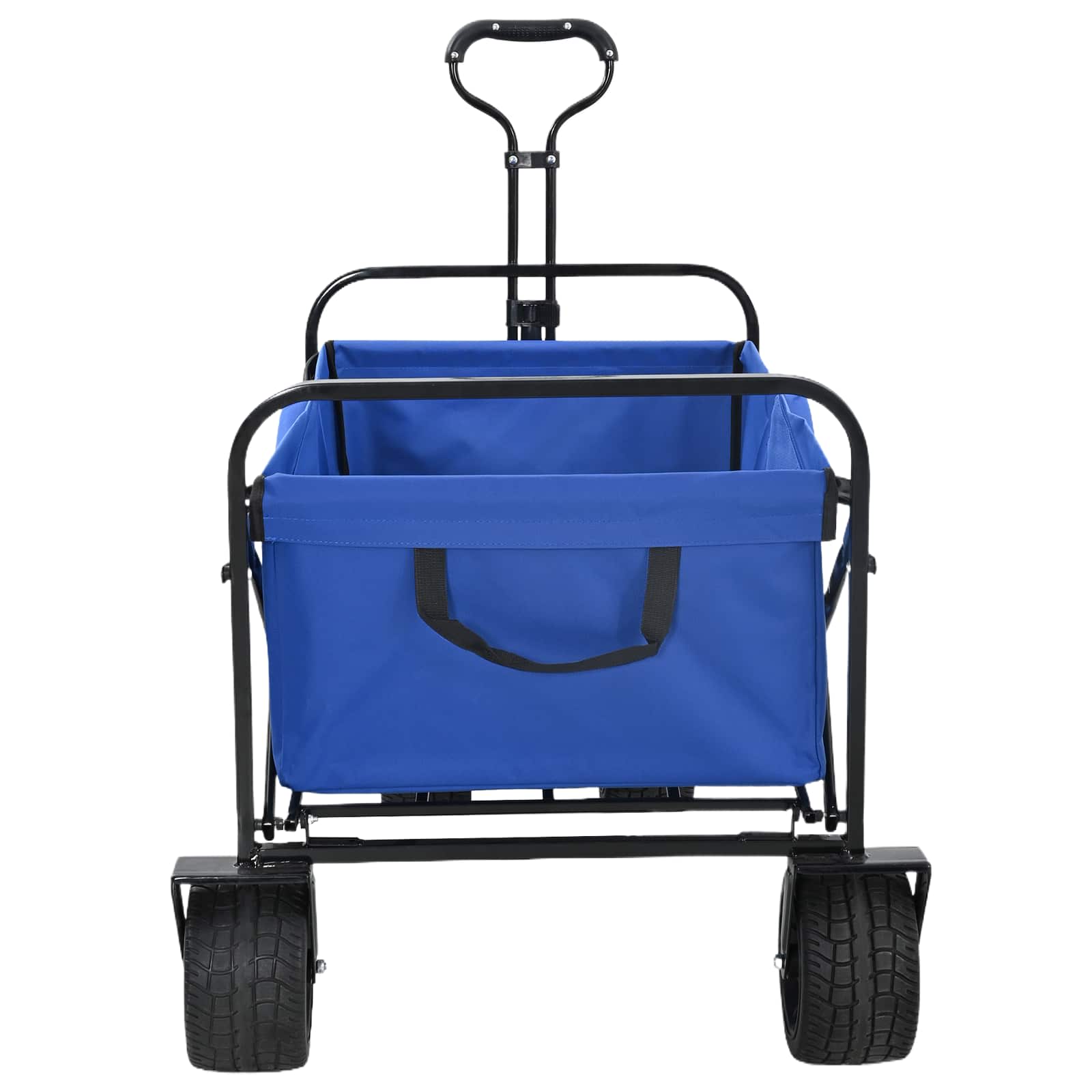 Sammenleggbar Håndvogn Blå 89 x 63 x 96 cm Stål og Oxford-stoff vidaXL