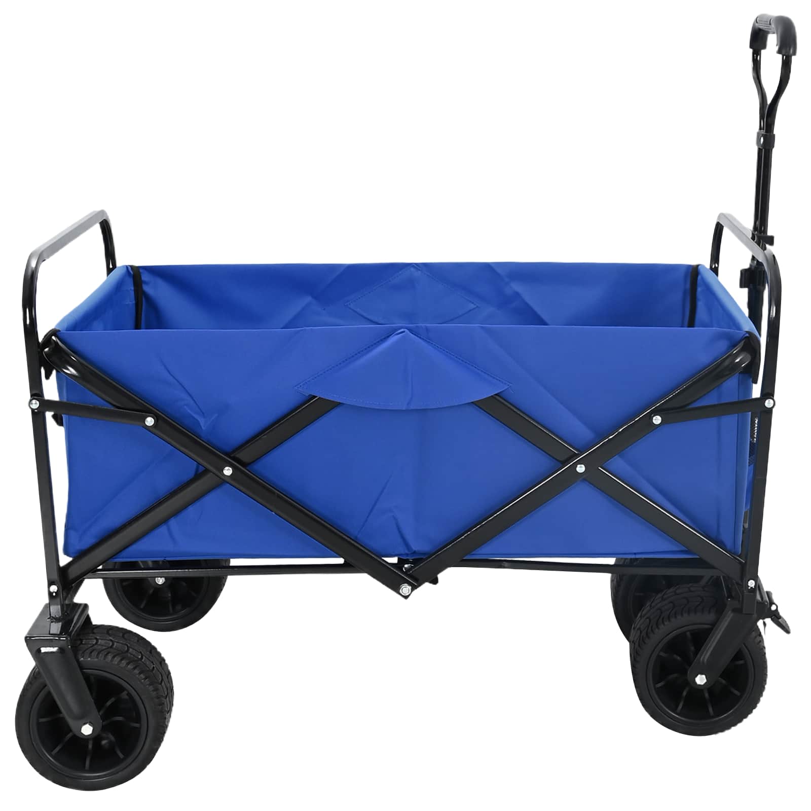 Sammenleggbar Håndvogn Blå 89 x 63 x 96 cm Stål og Oxford-stoff vidaXL