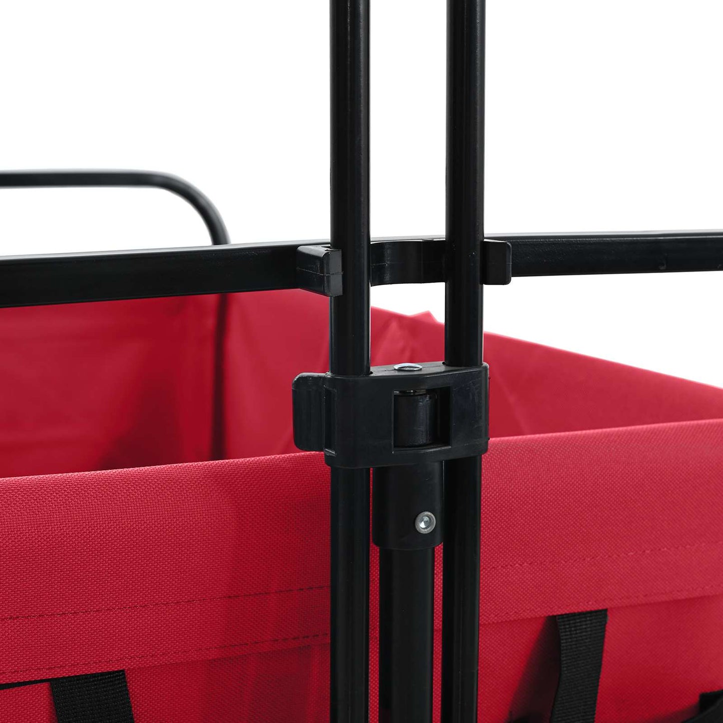 Sammenleggbar Håndvogn Rød 94 x 53 x 99 cm Oxford Stoff