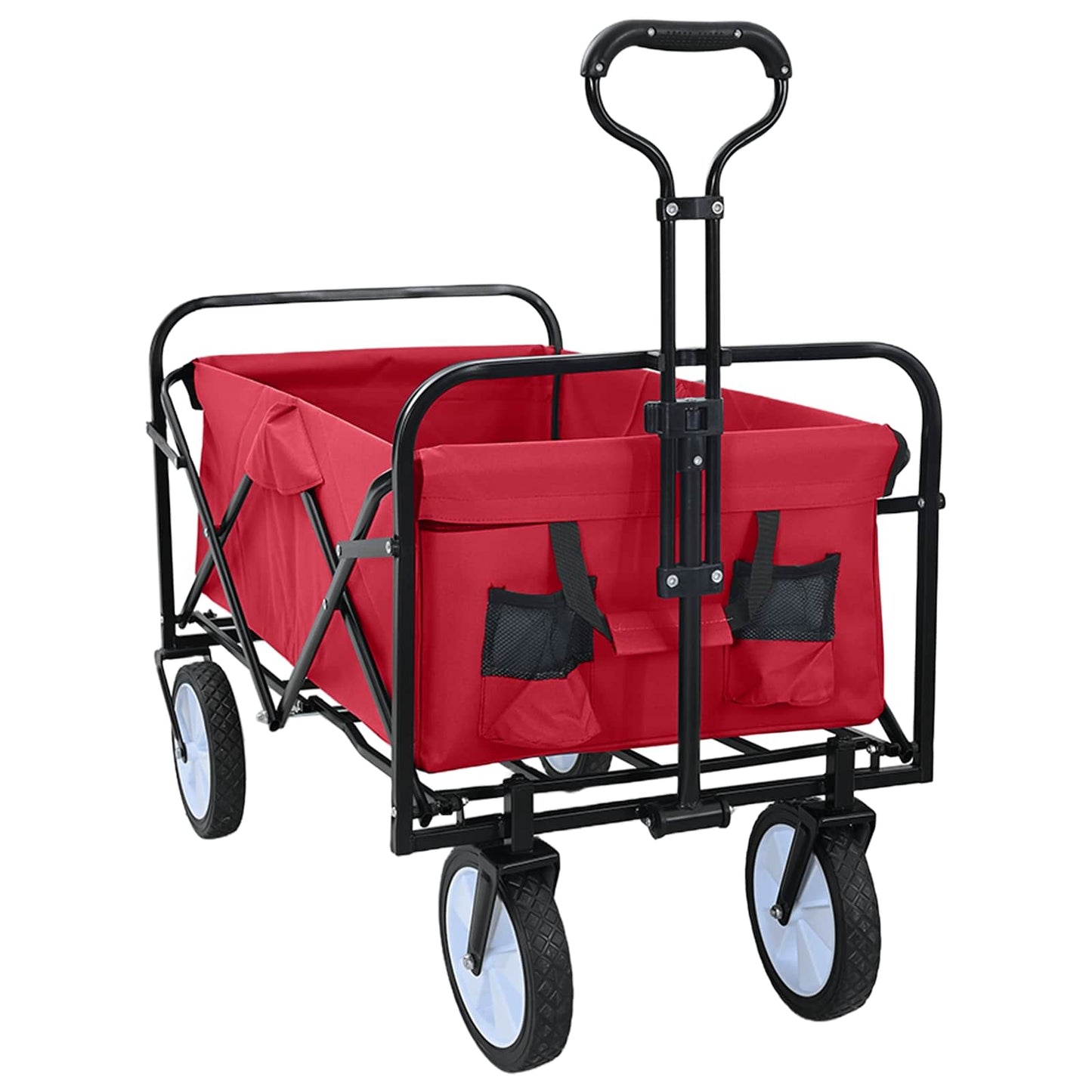 Sammenleggbar Håndvogn Rød 94 x 53 x 99 cm Oxford Stoff