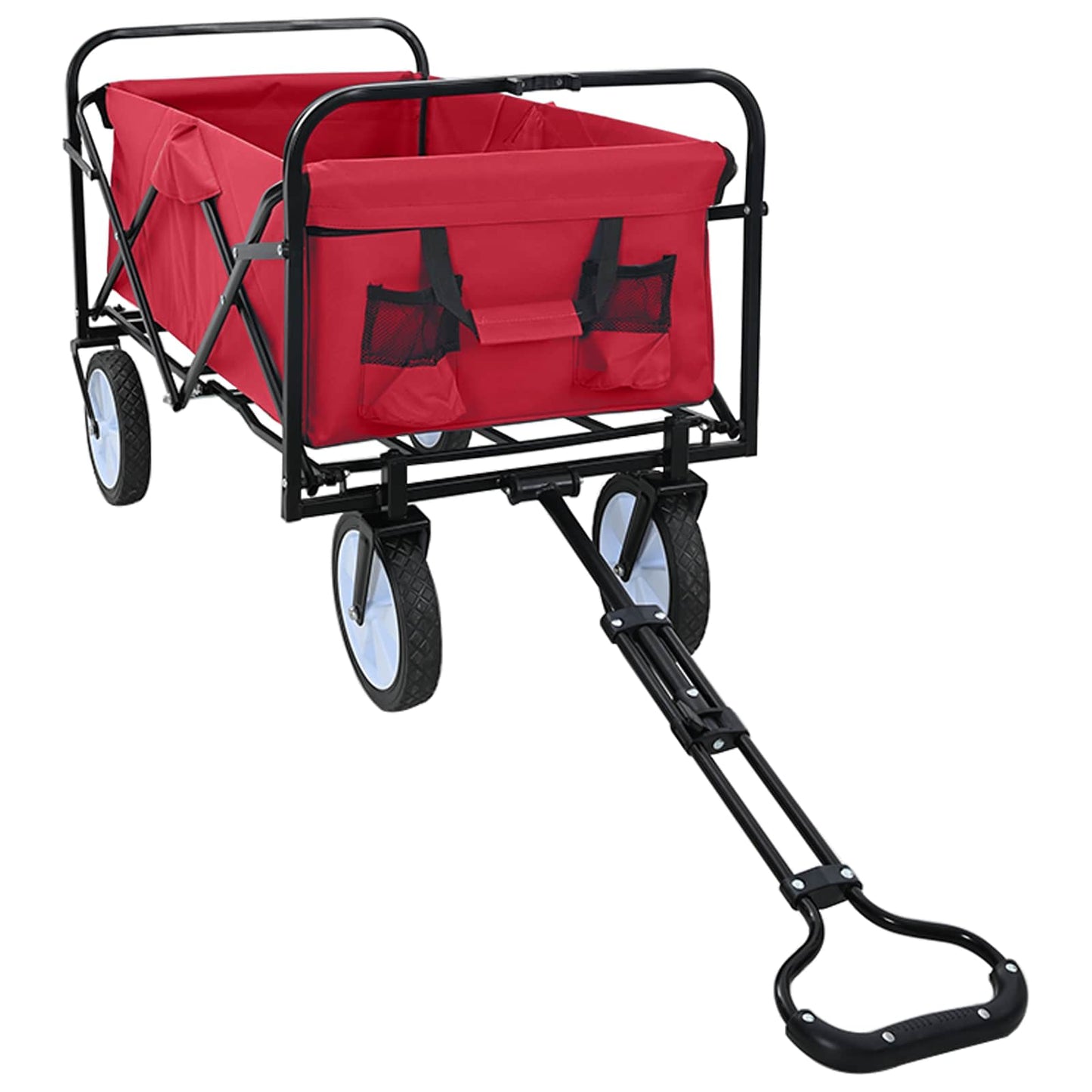 Sammenleggbar Håndvogn Rød 94 x 53 x 99 cm Oxford Stoff