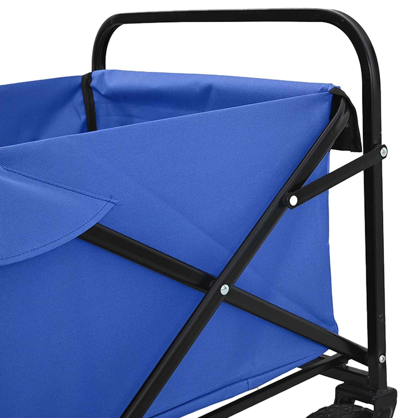 Sammenleggbar Håndvogn Blå 94 x 53 x 99 cm Oxford Stoff