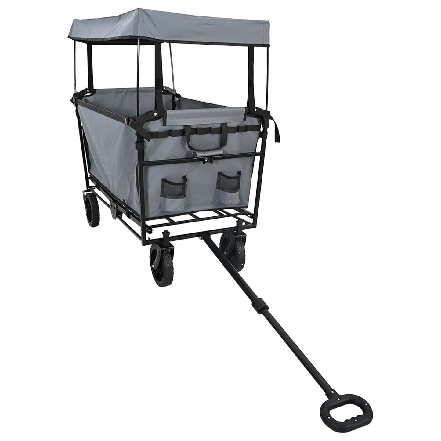 Sammenleggbar Håndvogn Grå 105 x 56,5 x 116 cm Oxford Stoff