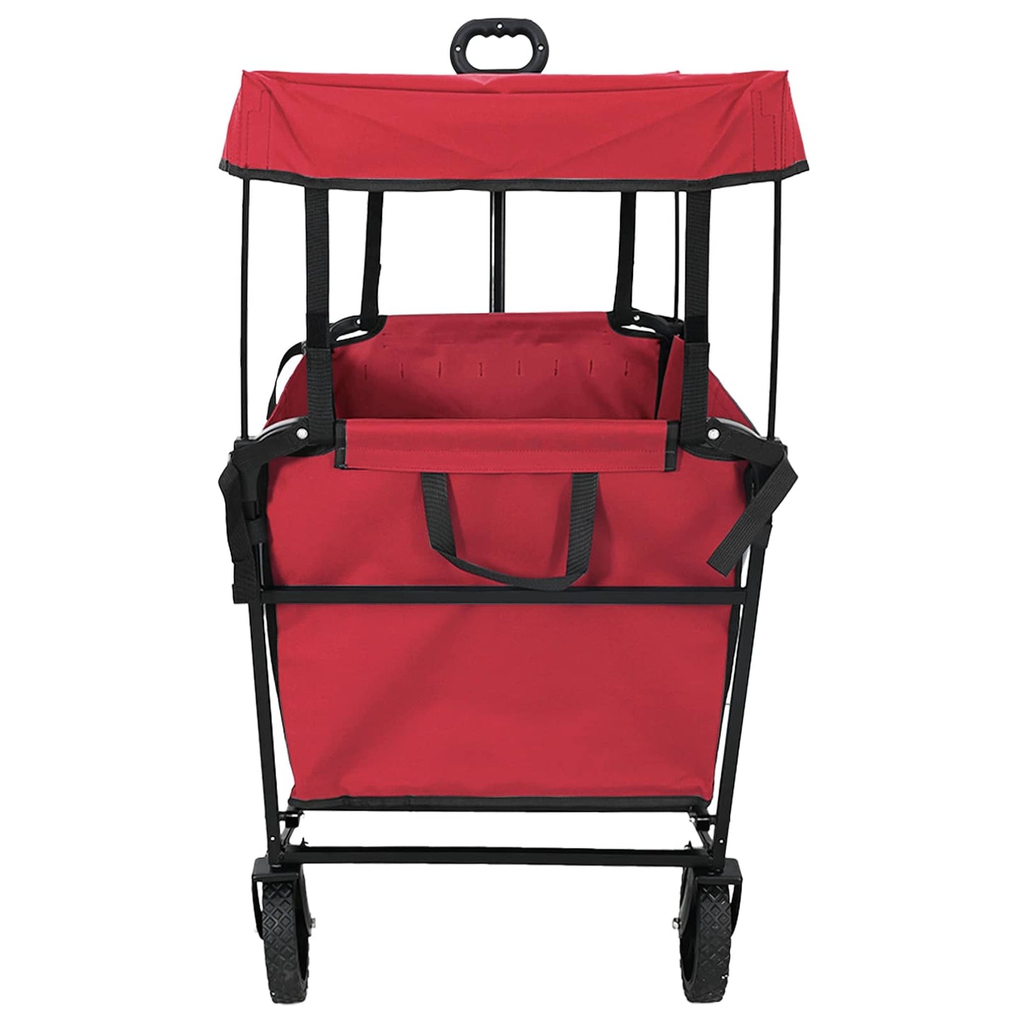 Sammenleggbar Håndvogn Rød 105 x 56,5 x 116 cm Oxford Stoff