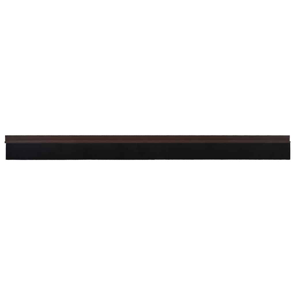 Selvhäftende dørbørstetninger 2 pcs Brun 100 cm