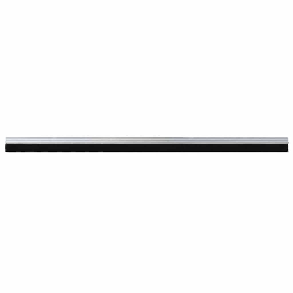 Selvhäftende dørbørstetninger 6 pcs sølv 100 cm