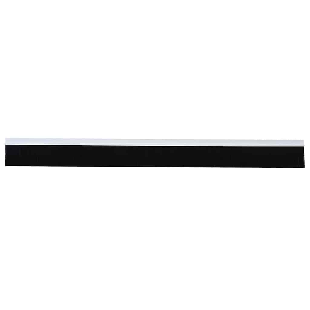 Selvhäftende dørbørstetninger 2 pcs Hvit 100 cm