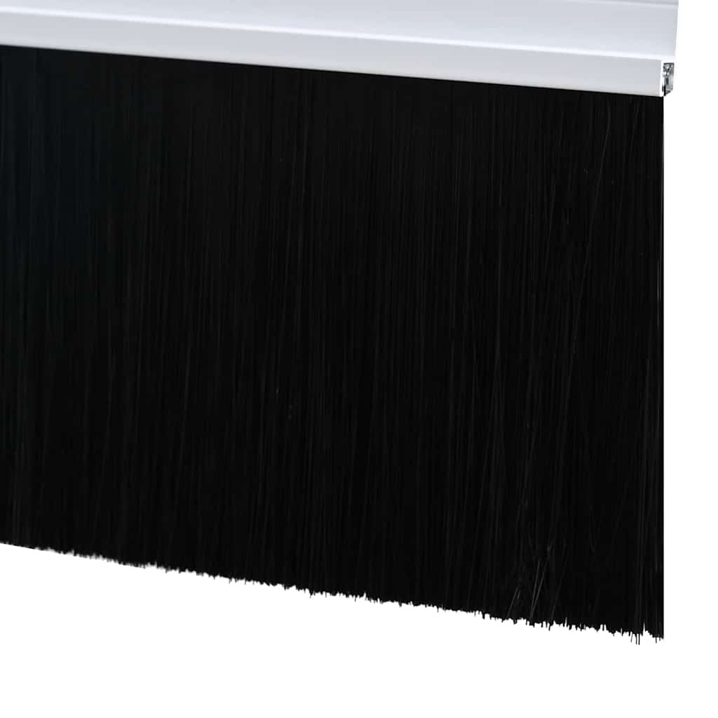 Selvhäftende dørbørstetninger 12 pcs Hvit 100 cm