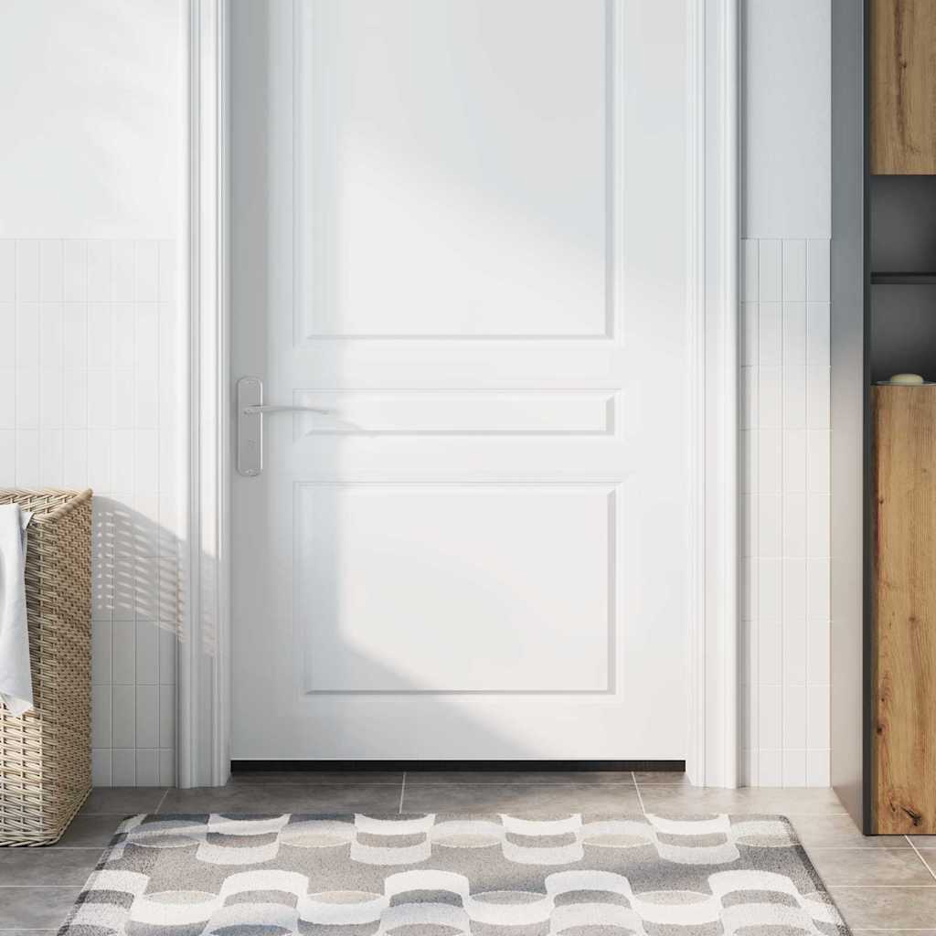 Selvhäftende dørbørstetninger 12 pcs Hvit 100 cm