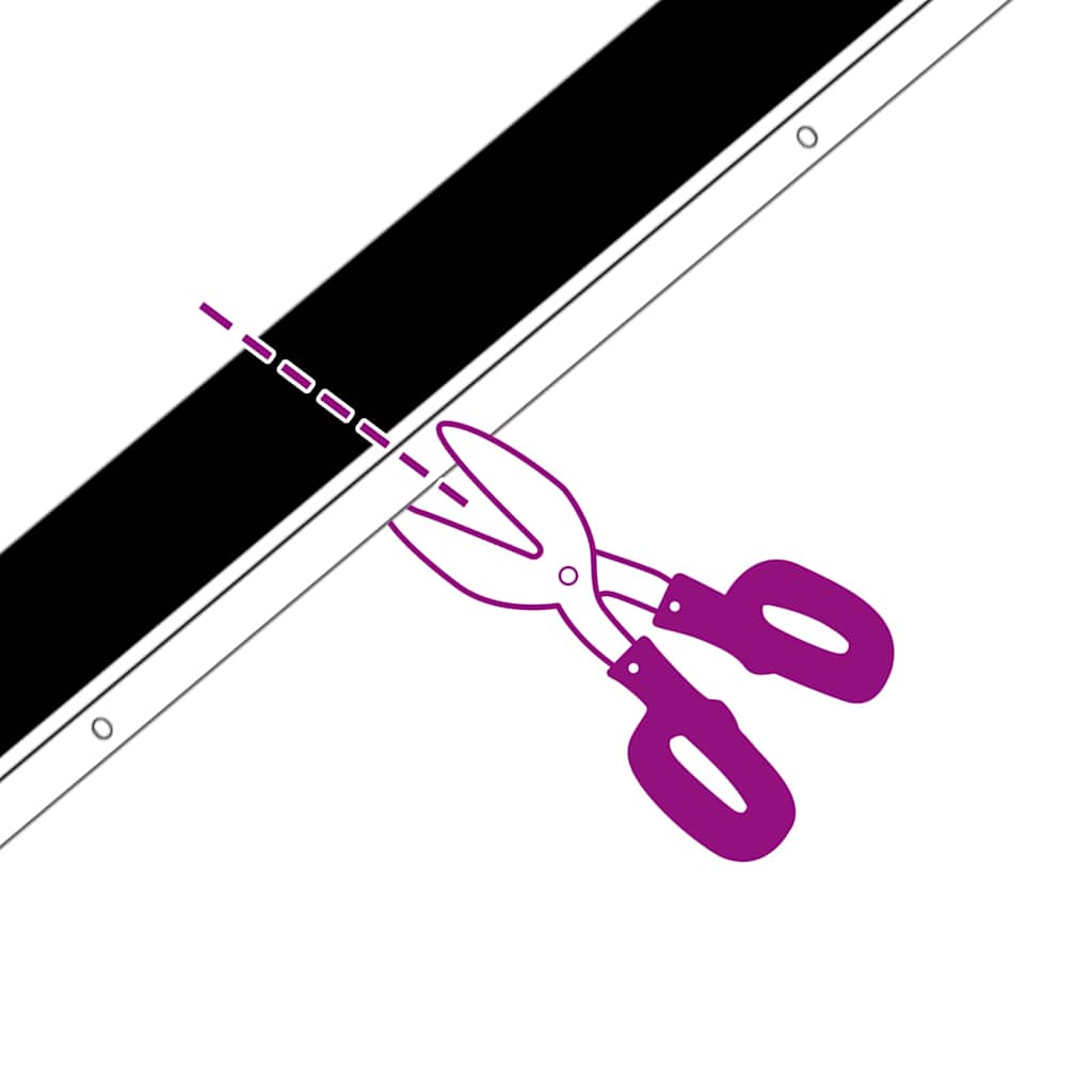 Skru-på dørbørste tetninger 2 pcs Hvit 100 cm
