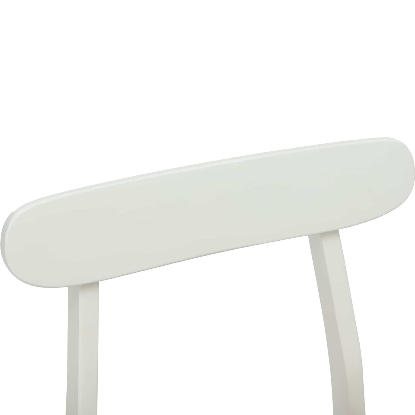 Spisestuestol 2 pcs Hvit og Naturlig 43 x 44,5 x 77 cm