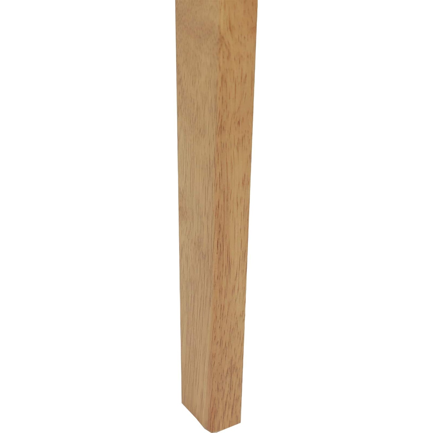 Spisestuestol 2 pcs Naturlig og Lys Solid Gummitre