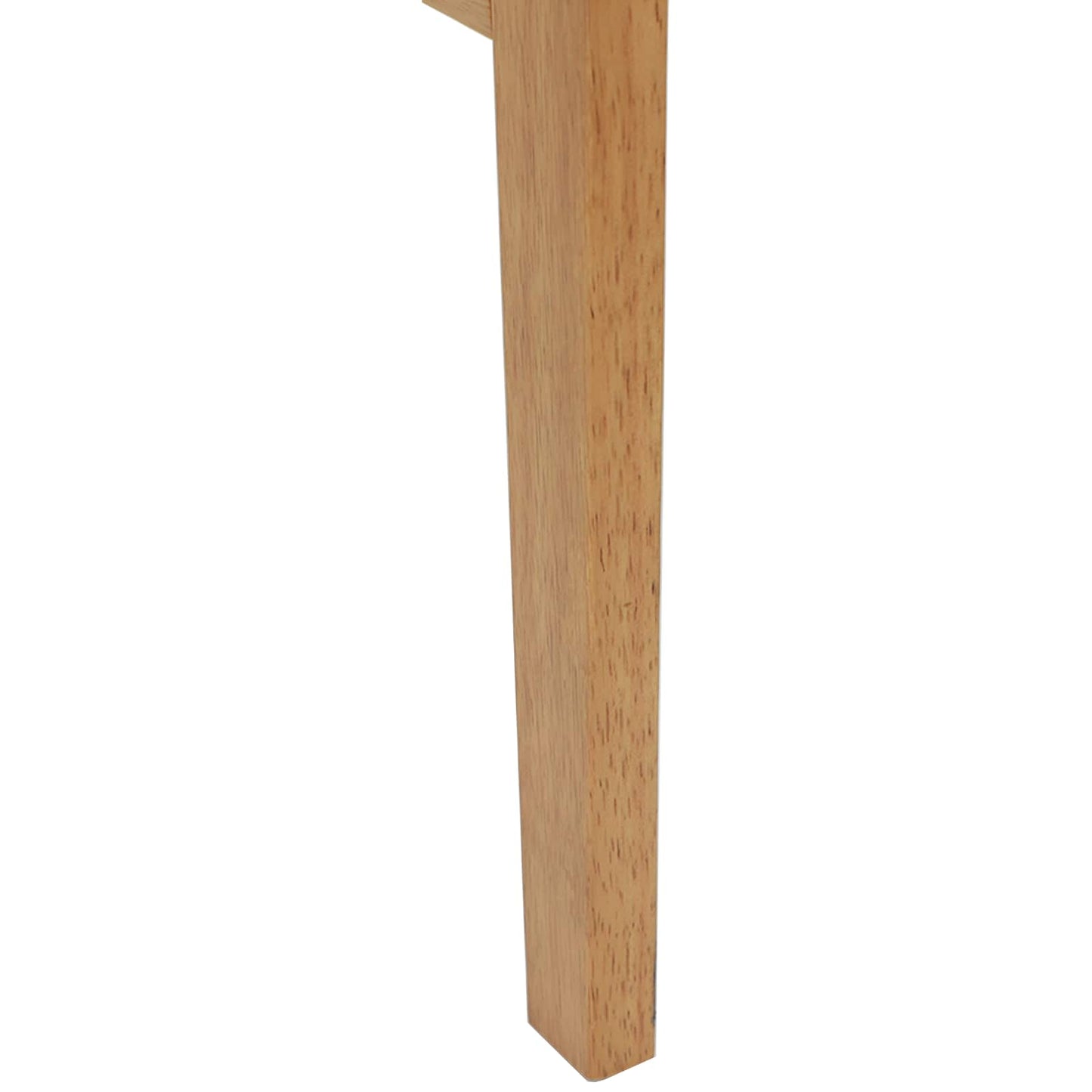 Spisestuestol 2 pcs Naturlig og Lys Solid Gummitre