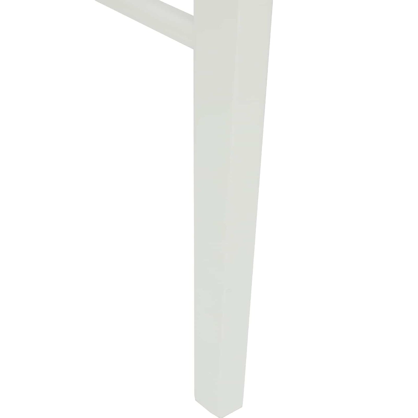 Spisestuestol 2 pcs Hvit og Brun Solid Gummitre