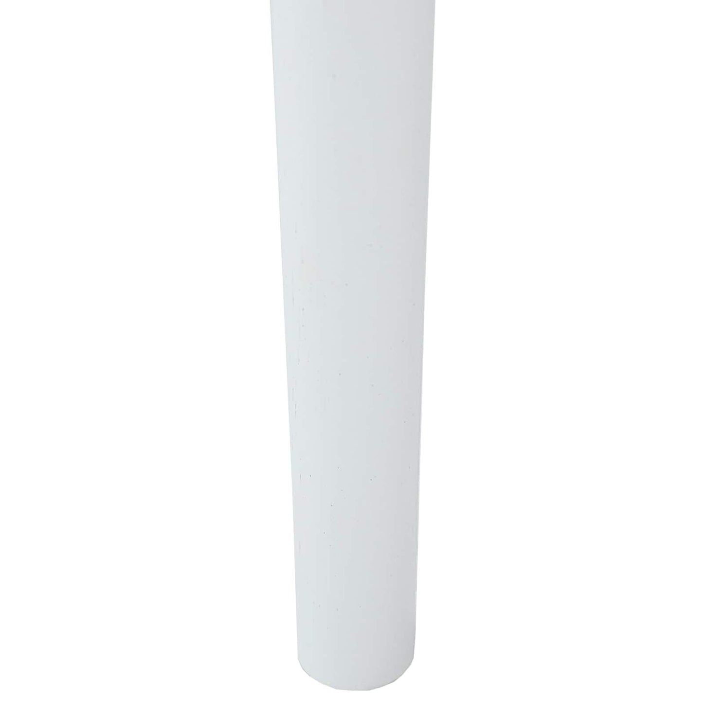 Spisestuestol 2 pcs Hvit og Brun Solid Gummitre