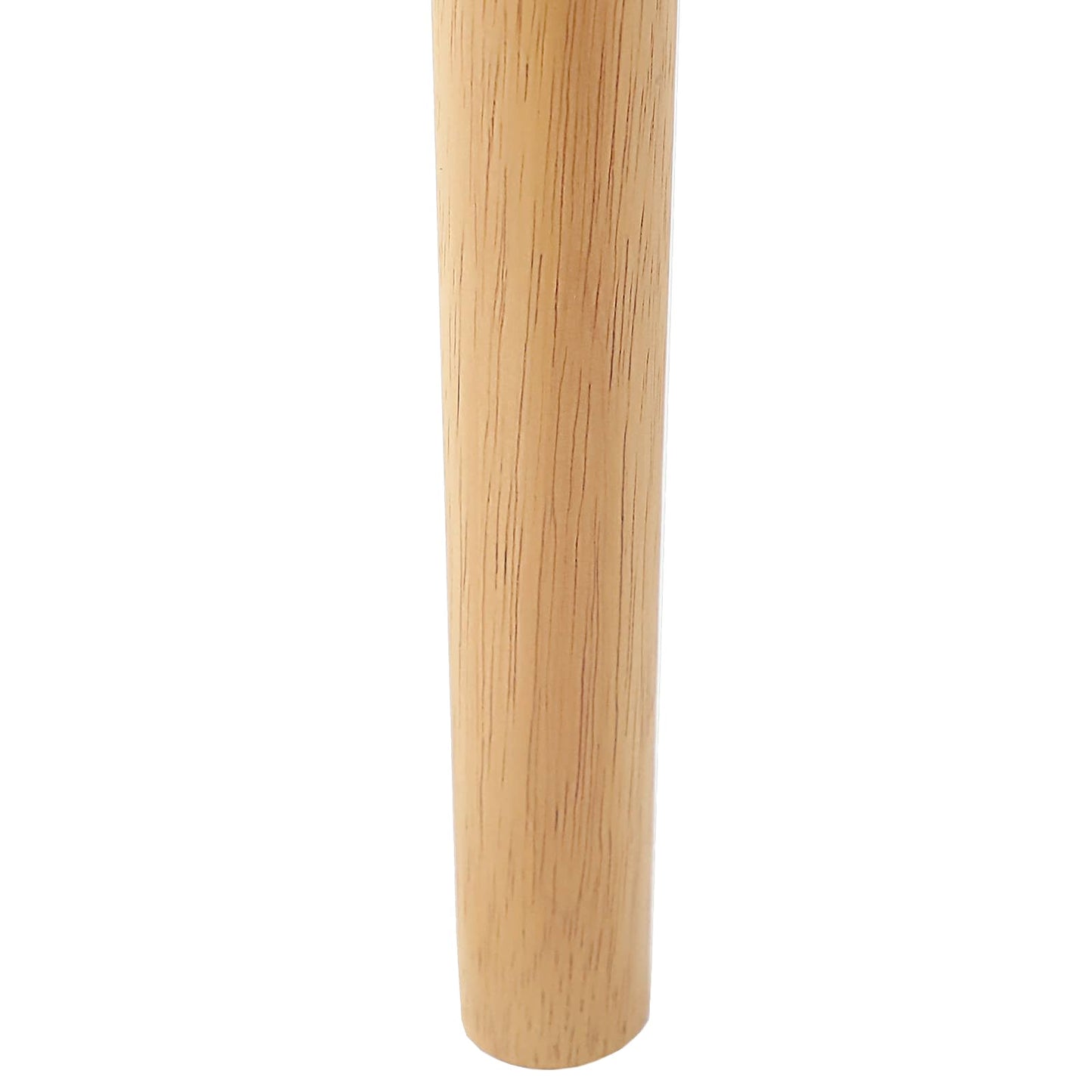 Spisestuestol 2 pcs Naturlig og Lys Solid Gummitre