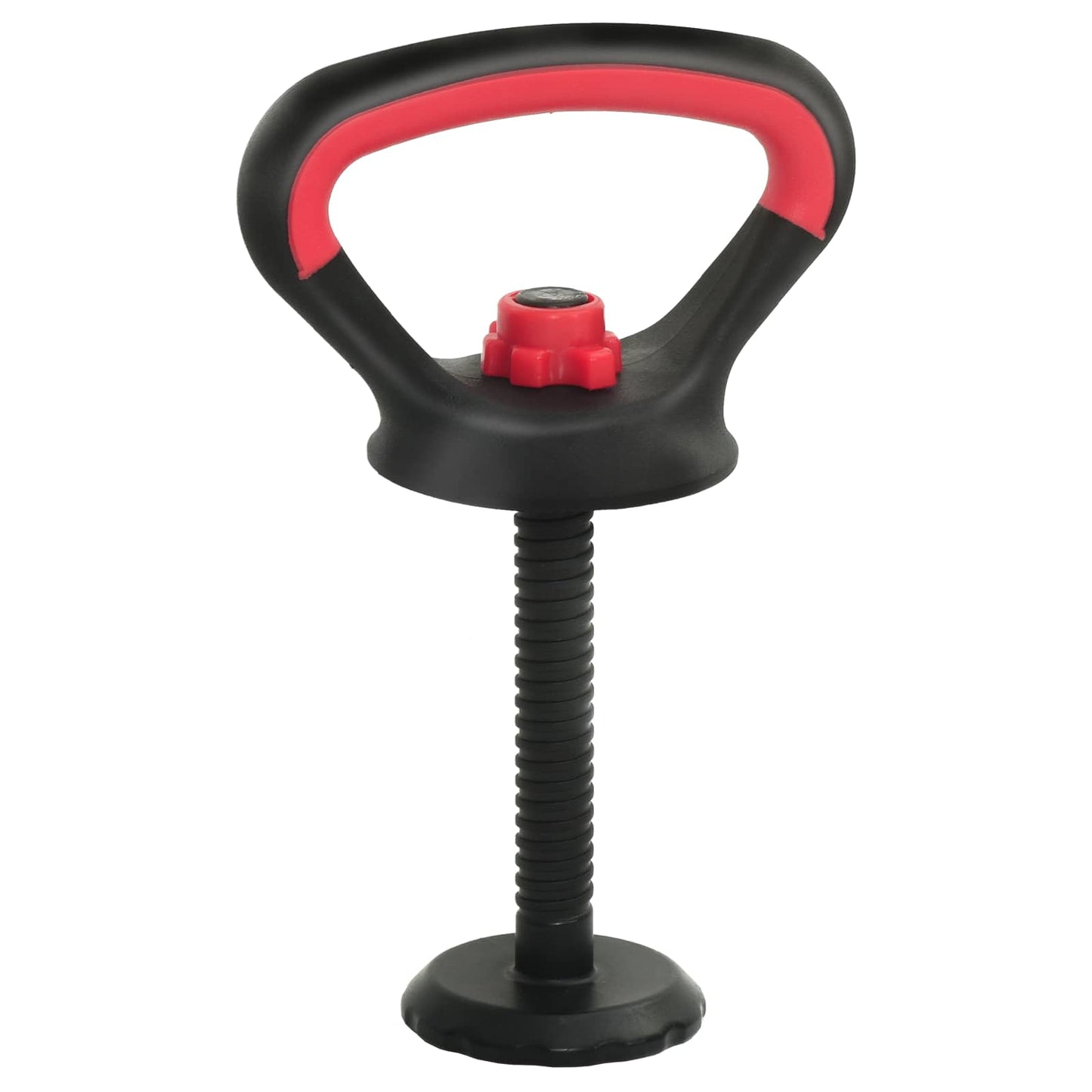 4-i-1 Manualvekt Barbell Kettlebell Sett 20 kg Svart og Rød