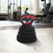 4-i-1 Manual Barbell Kettlebell Sett 30 kg Svart og Rød
