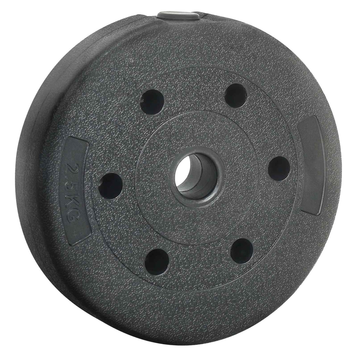 Vekter 4 pcs 10 kg Svart Sement og jernsand Ø 21,5 x 3,8 cm