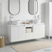 Baderomsskapsett 3 stk. Hvit 49,5 x 35 x 63 cm Konstruert tre