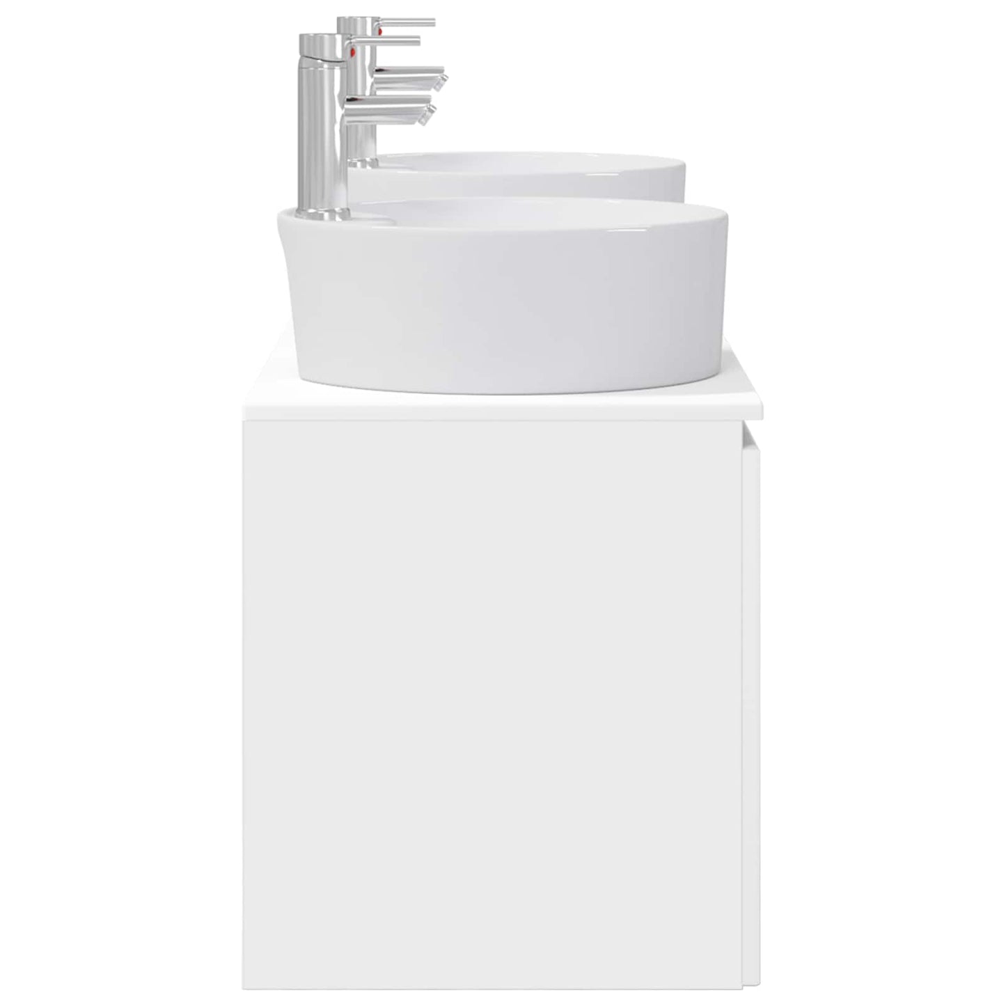 Baderomsskapsett 3 stk. Hvit 49,5 x 44,5 x 65 cm Konstruert tre