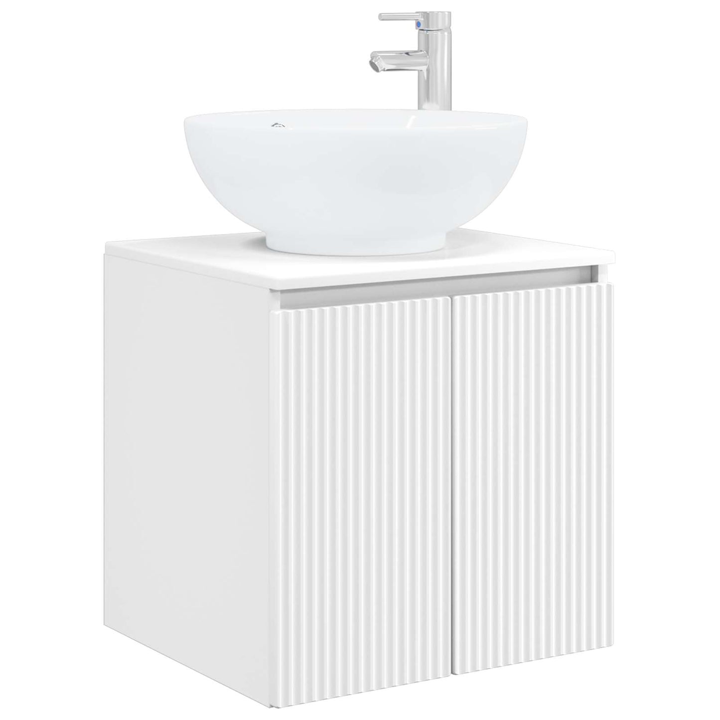 Baderomsskapsett 3 stk. Hvit 49,5 x 44,5 x 65 cm Konstruert tre