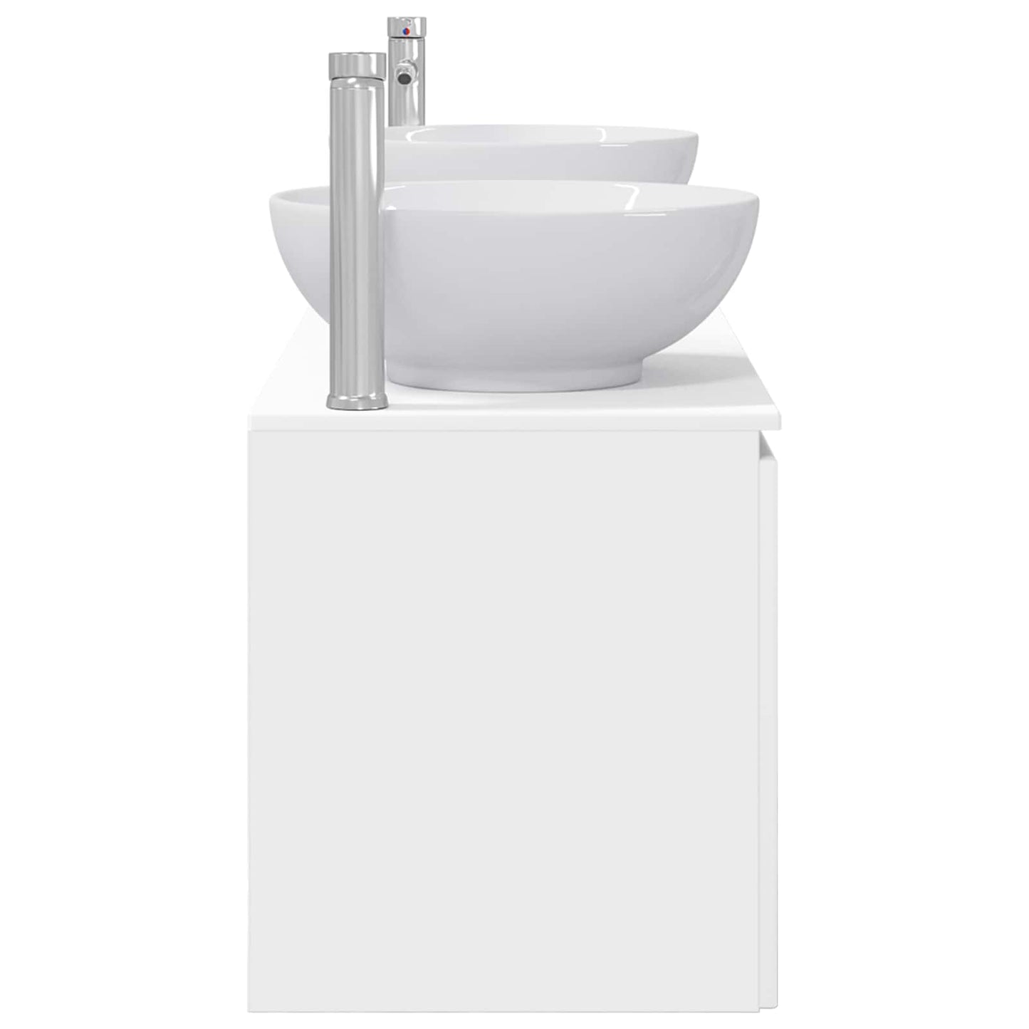 Baderomsskapsett 3 stk. Hvit 49,5 x 44,5 x 65 cm Konstruert tre
