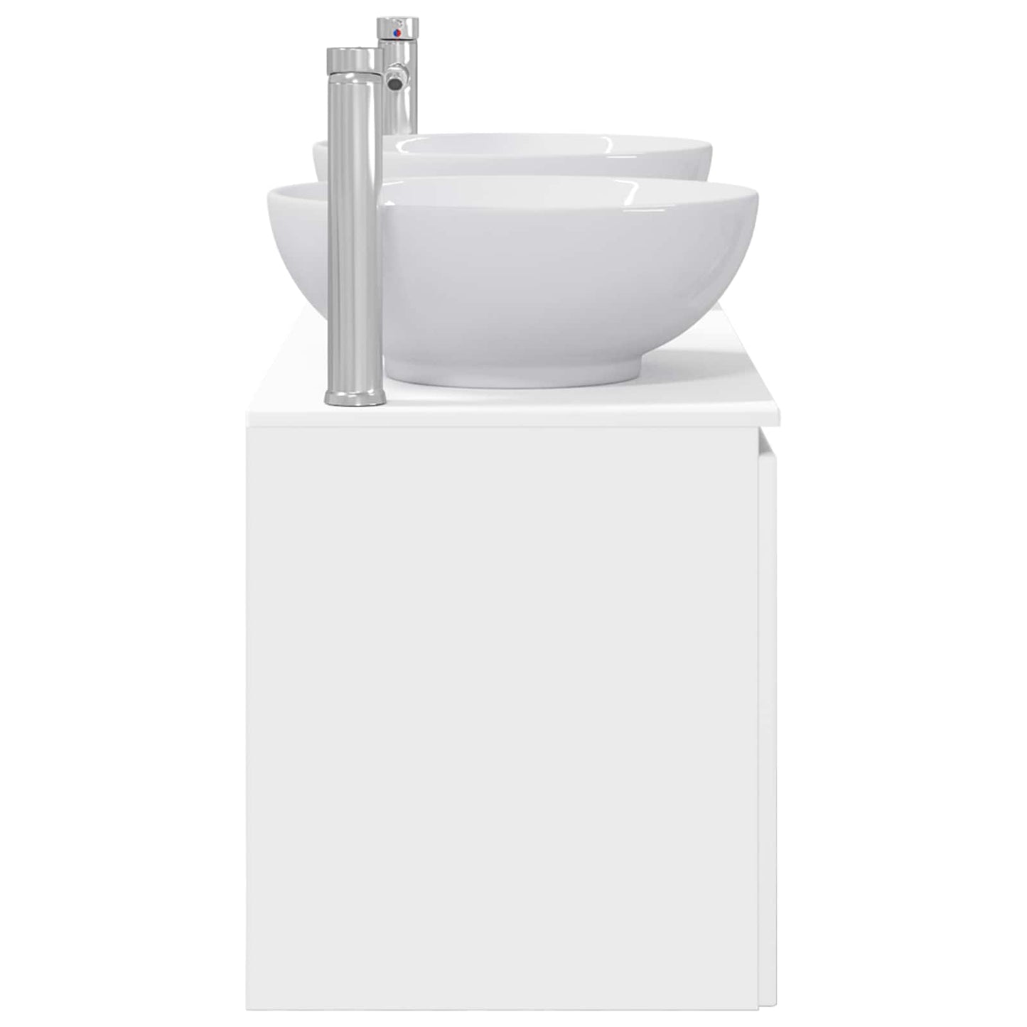 Baderomsskapsett 3 stk. Hvit 49,5 x 44,5 x 65 cm Konstruert tre